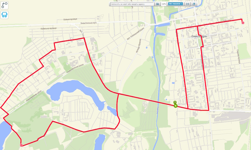 автобус 3 Олександрія