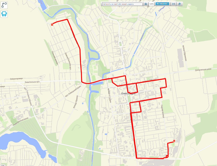 автобус 11 Олександрія