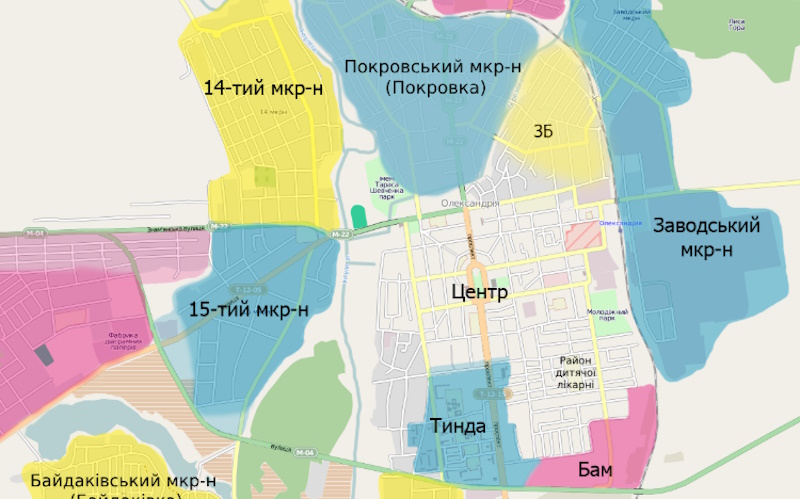 Центральний мікрорайон Олександрія
