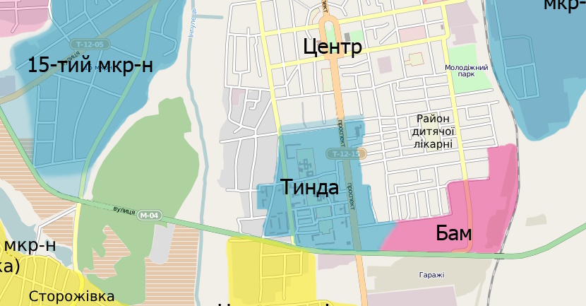 Тинда - Південно-західний мікрорайон Олександрії