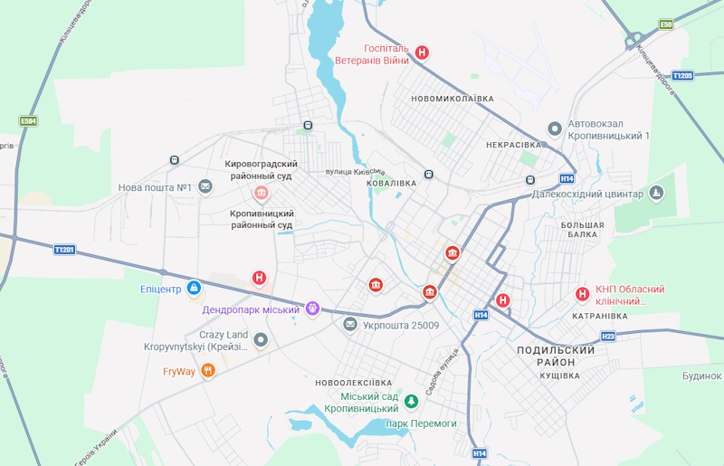 Суди Кіровоградської області